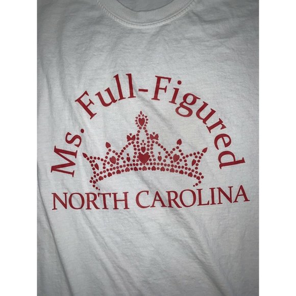 Bundle 5/$40 Gildan shirt Ms. Full Figured North Carolina NWOT 2XL 100% cotton - Picture 3 of 6